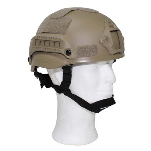Réplica de casco MICH 2002 modular en plástico negro