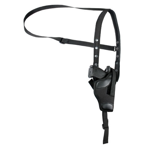 Funda axilar para pistola negra 12,5 cm en poliéster resistente
