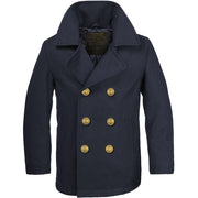 Abrigo BW Marine de lana NAVY, estilo náutico