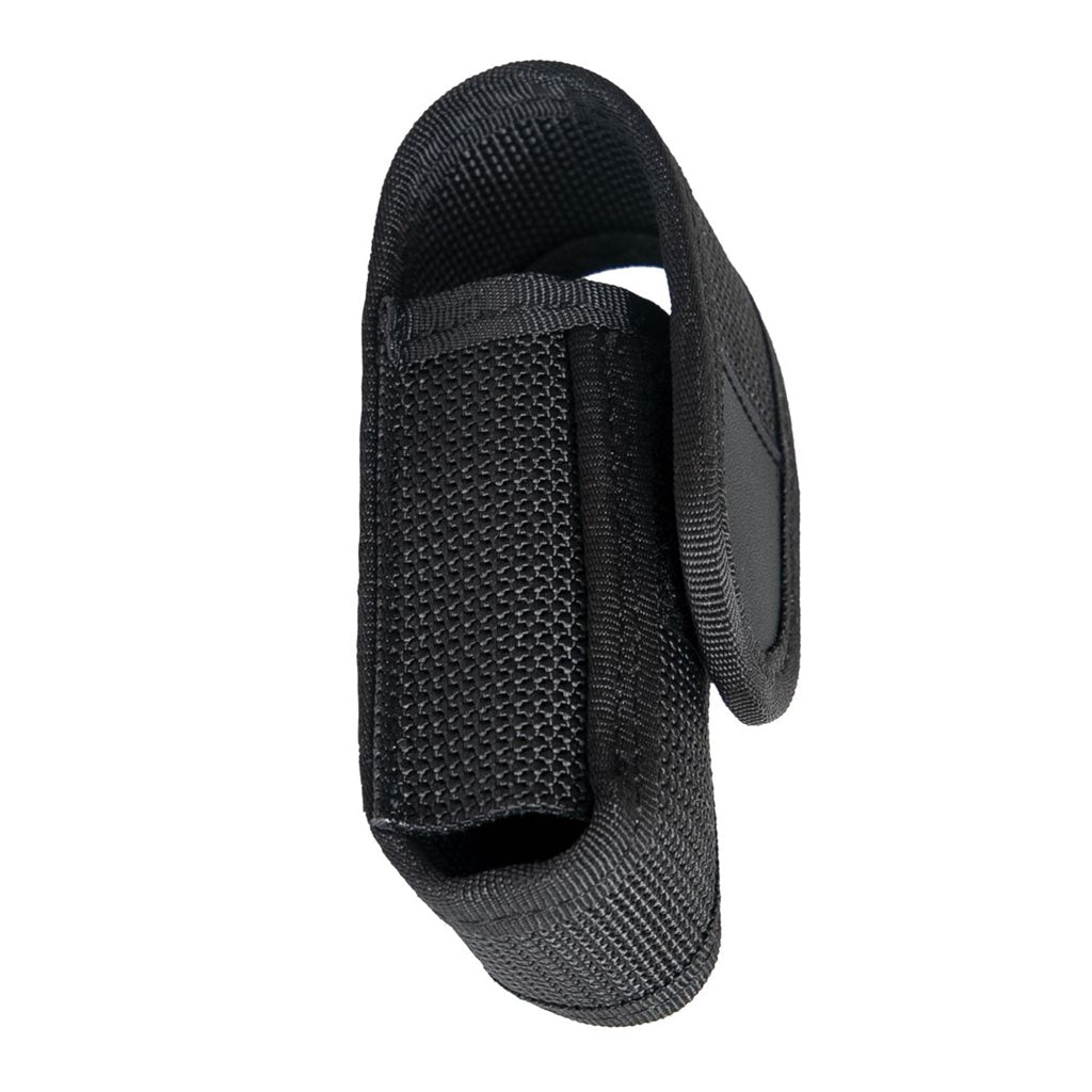 Funda negra de nylon para spray de pimienta con clip para cinturón, 14,5 x 4 x 3,5 cm