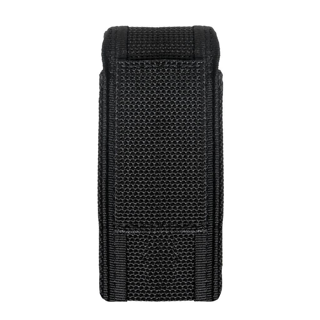 Funda negra de nylon para spray de pimienta con clip para cinturón, 14,5 x 4 x 3,5 cm