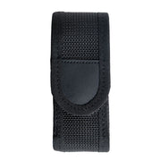 Funda negra de nylon para spray de pimienta con clip para cinturón, 14,5 x 4 x 3,5 cm
