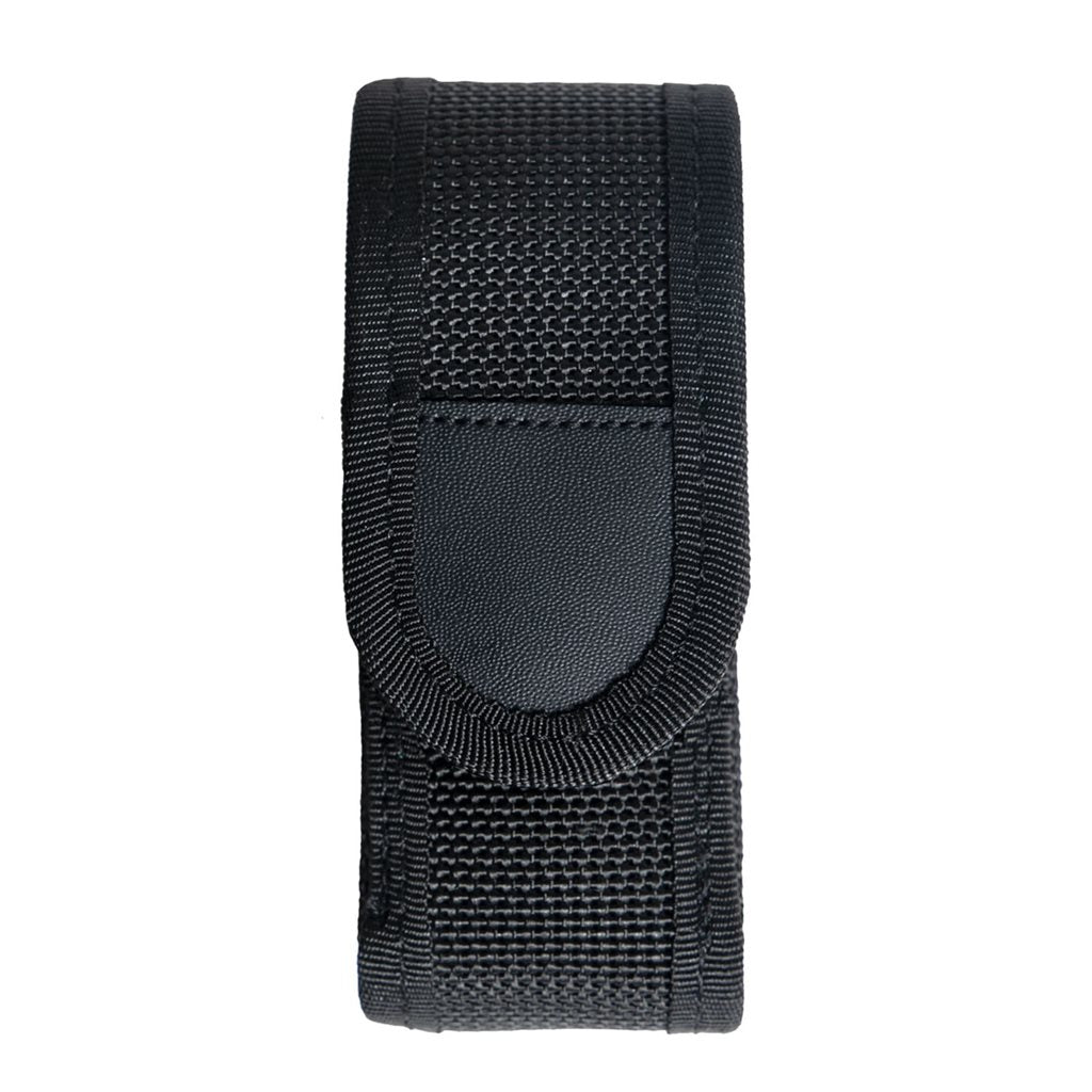 Funda negra de nylon para spray de pimienta con clip para cinturón, 14,5 x 4 x 3,5 cm