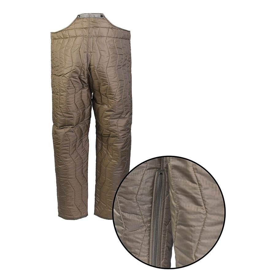 Forro acolchado verde para pantalones Bundeswehr, material 70% poliamida 30% poliéster