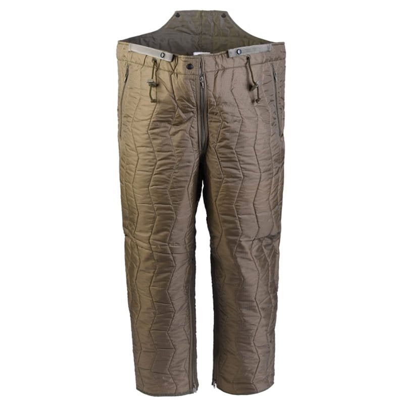 Forro acolchado verde para pantalones Bundeswehr, material 70% poliamida 30% poliéster