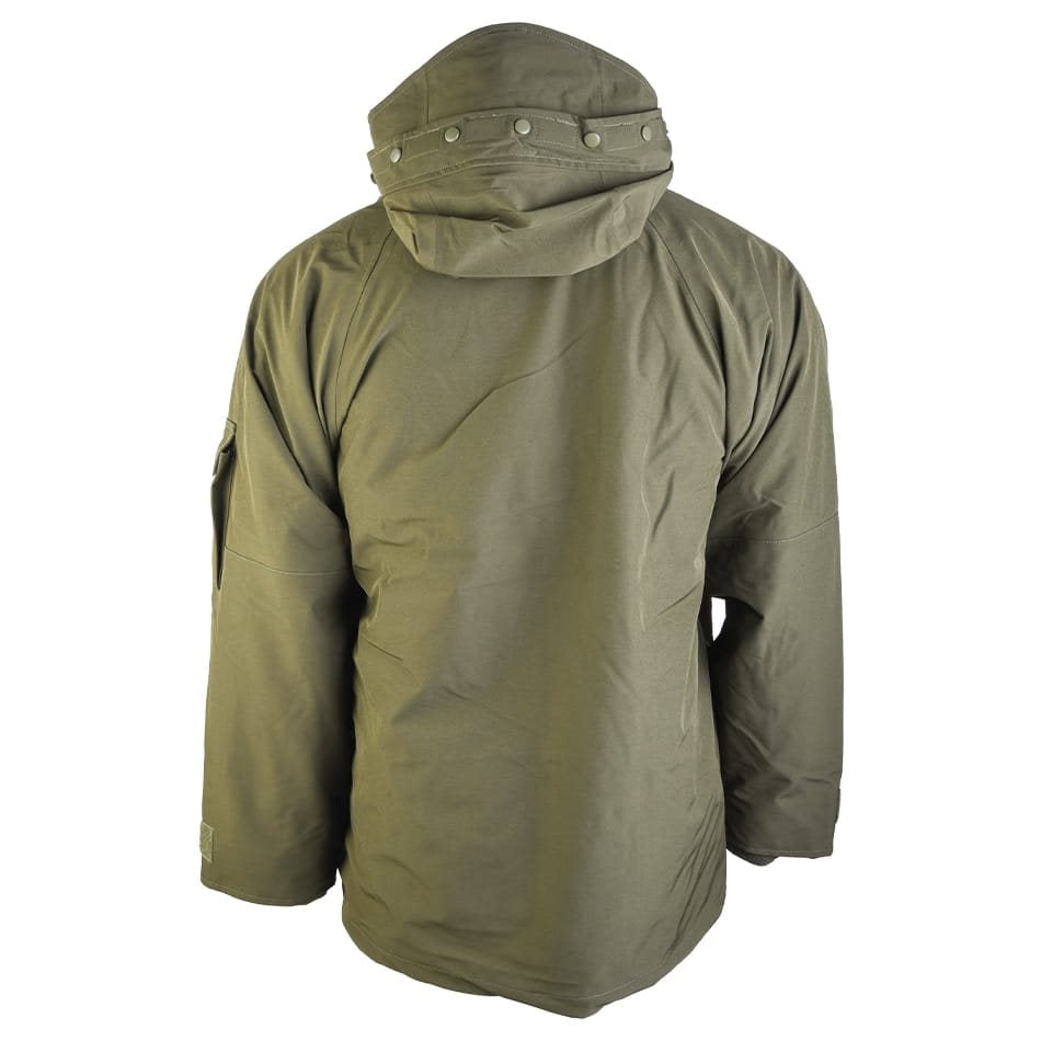 Chaqueta US impermeable verde con forro fleece desmontable