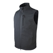 Chaleco Core Softshell negro con interior microfleece, impermeable y cortavientos