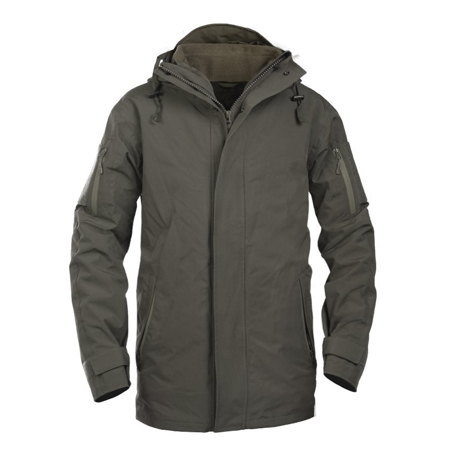 Chaqueta Wet Weather Gen.II de MIL-TEC con forro desmontable y capucha (10616012)