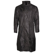 Impermeable PES/PVC negro largo