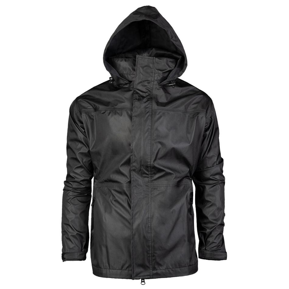 Chaqueta WET WEATHER negra MIL-TEC, impermeable de 3 capas