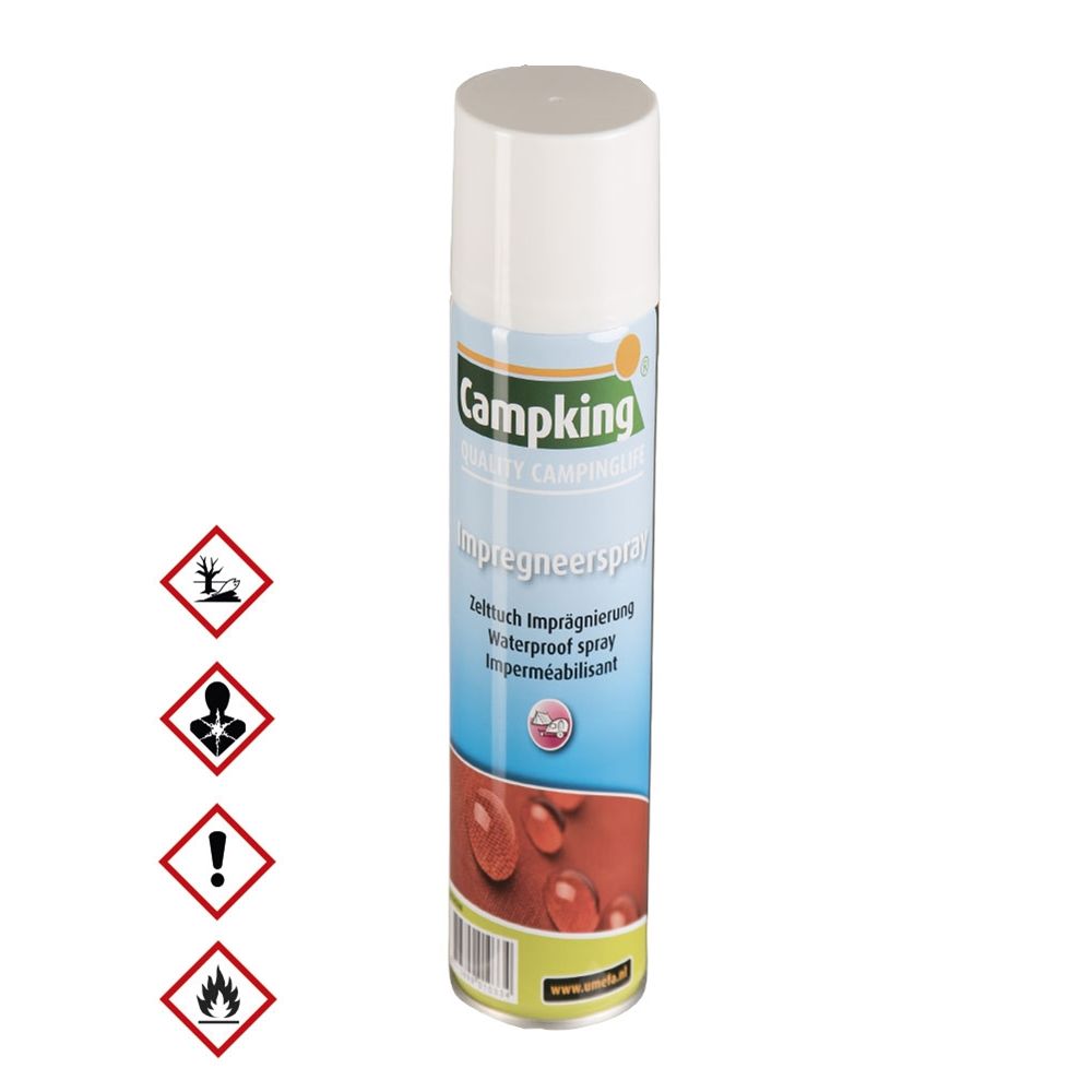Spray impregnador CAMPING 500 ml para lonas, tiendas, mochilas, ropa y calzado