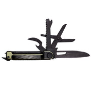 Navaja plegable ARMBAR SCOUT Burnt Orange con clip metálico, 7 herramientas, cerrada (≈9 cm)