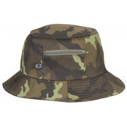 Sombrero de pescador vz.95 con pequeño bolsillo lateral y cierre de velcro, 65% poliéster 35% algodón