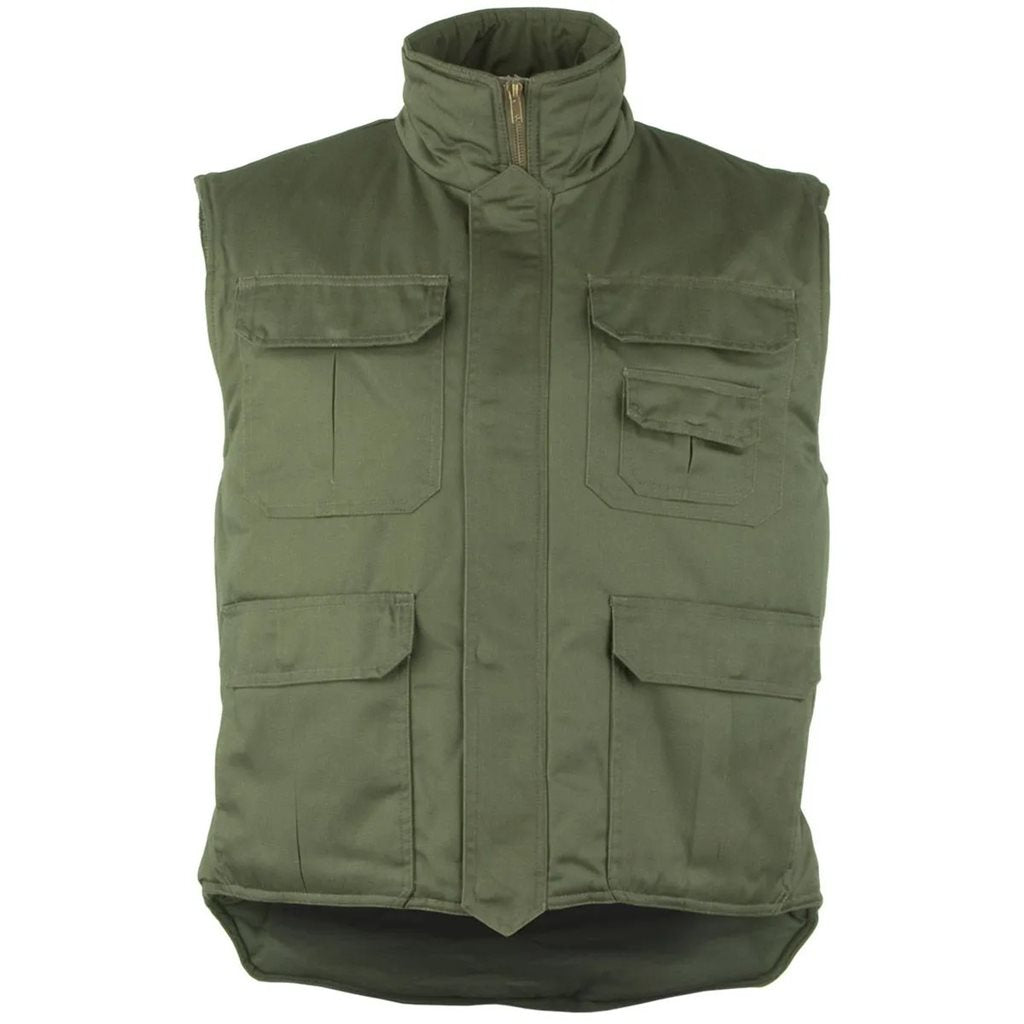 Chaleco RANGER acolchado verde, vista frontal