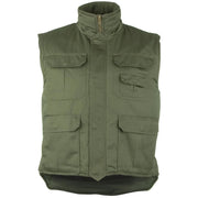 Chaleco RANGER acolchado verde, vista frontal