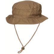 Sombrero Special Forces tipo británico COYOTE, ala estrecha en color coyote con cordón ajustable
