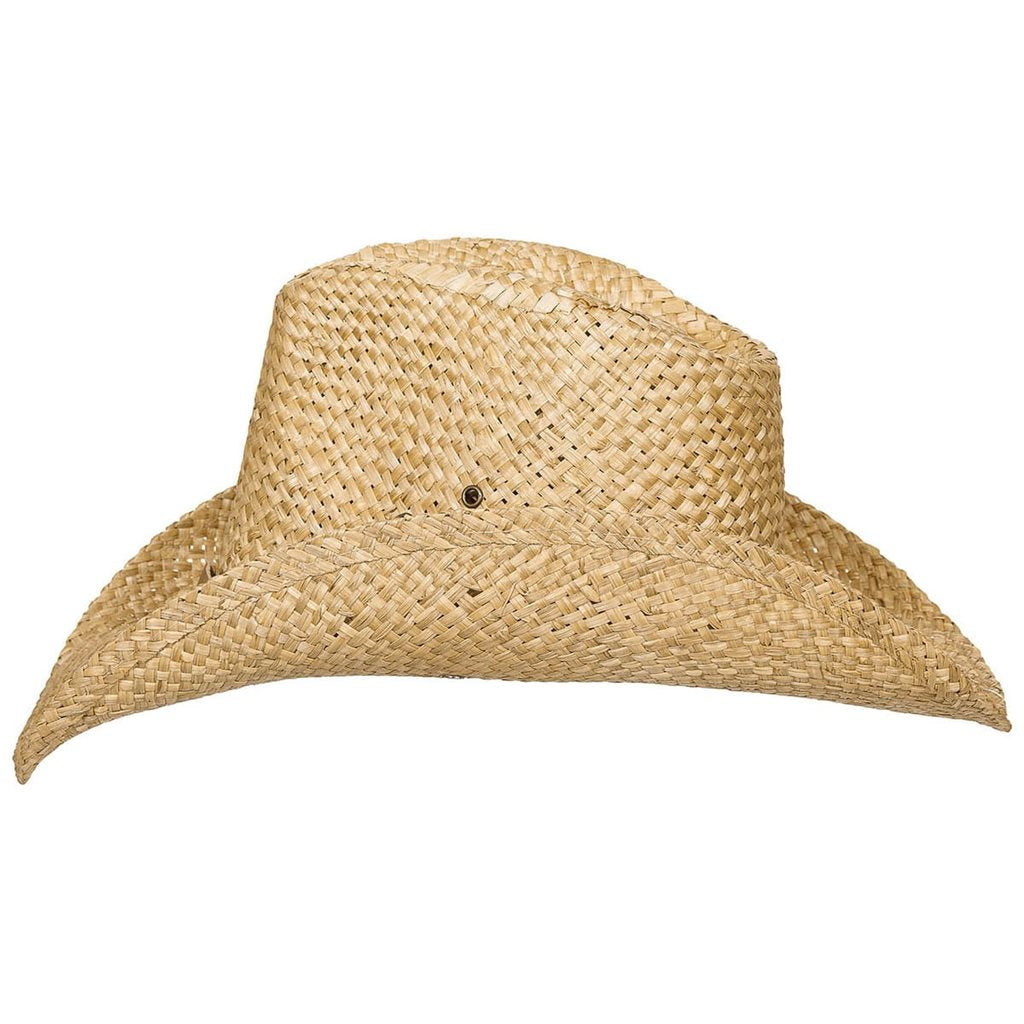 Sombrero vaquero natural con cordón, FOX OUTDOOR