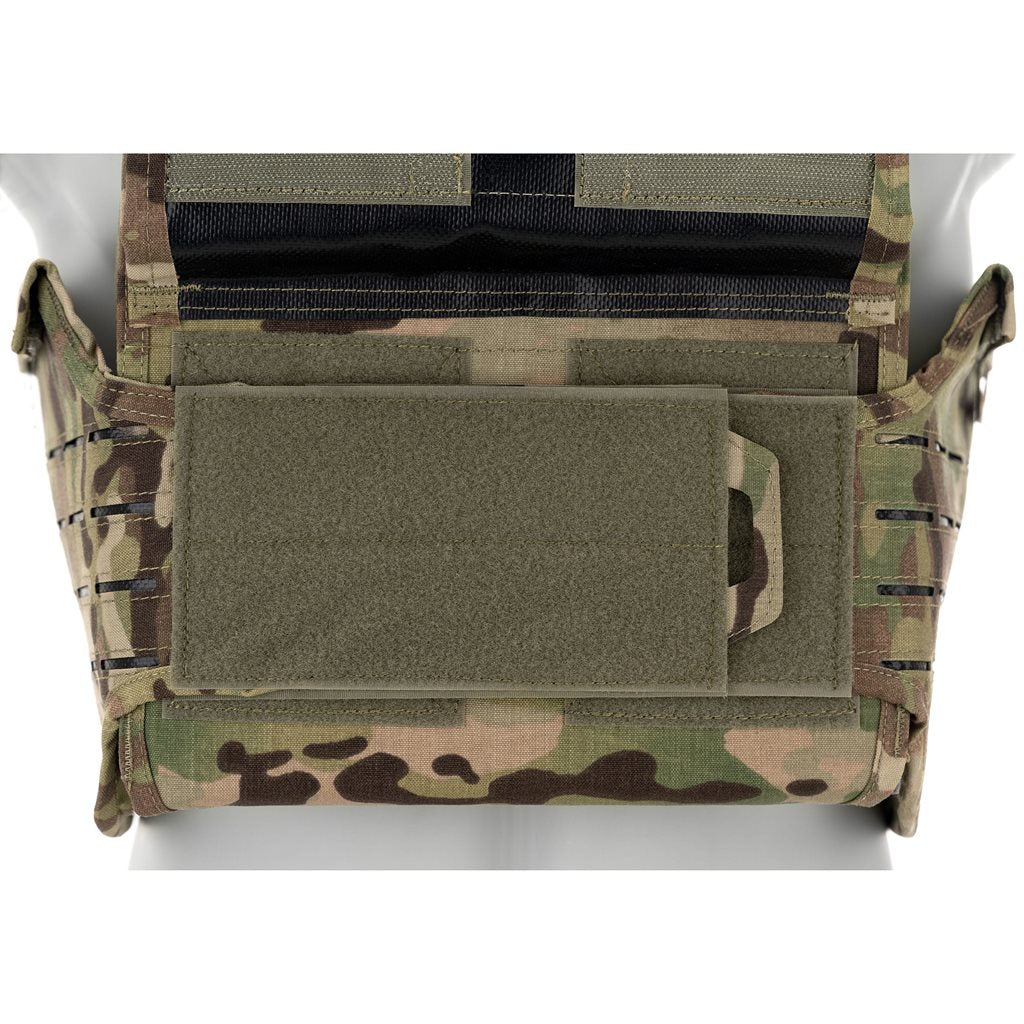 Portaplacas VESTA REAPER, diseño modular con corte láser compatible con MOLLE/PALS
