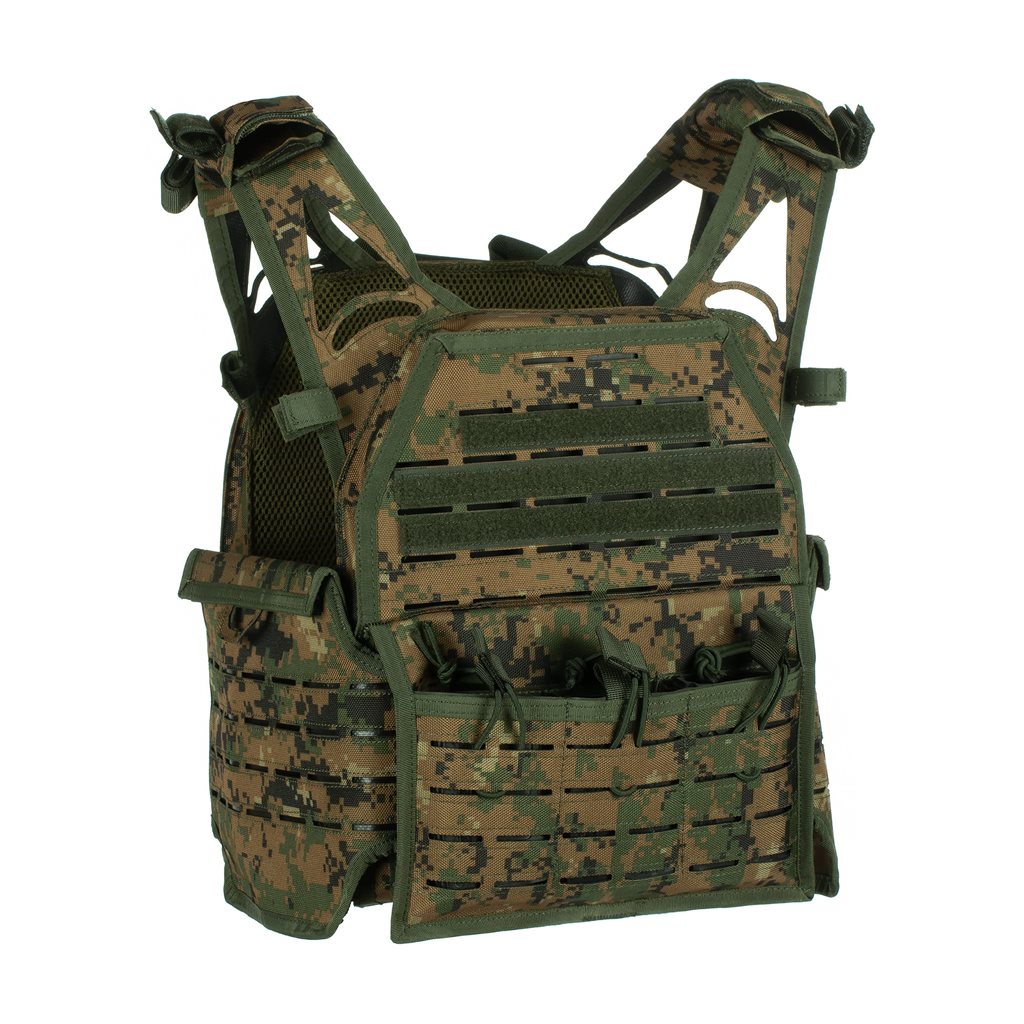 Vesta REAPER porta placas ligero compatible con MOLLE/PALS