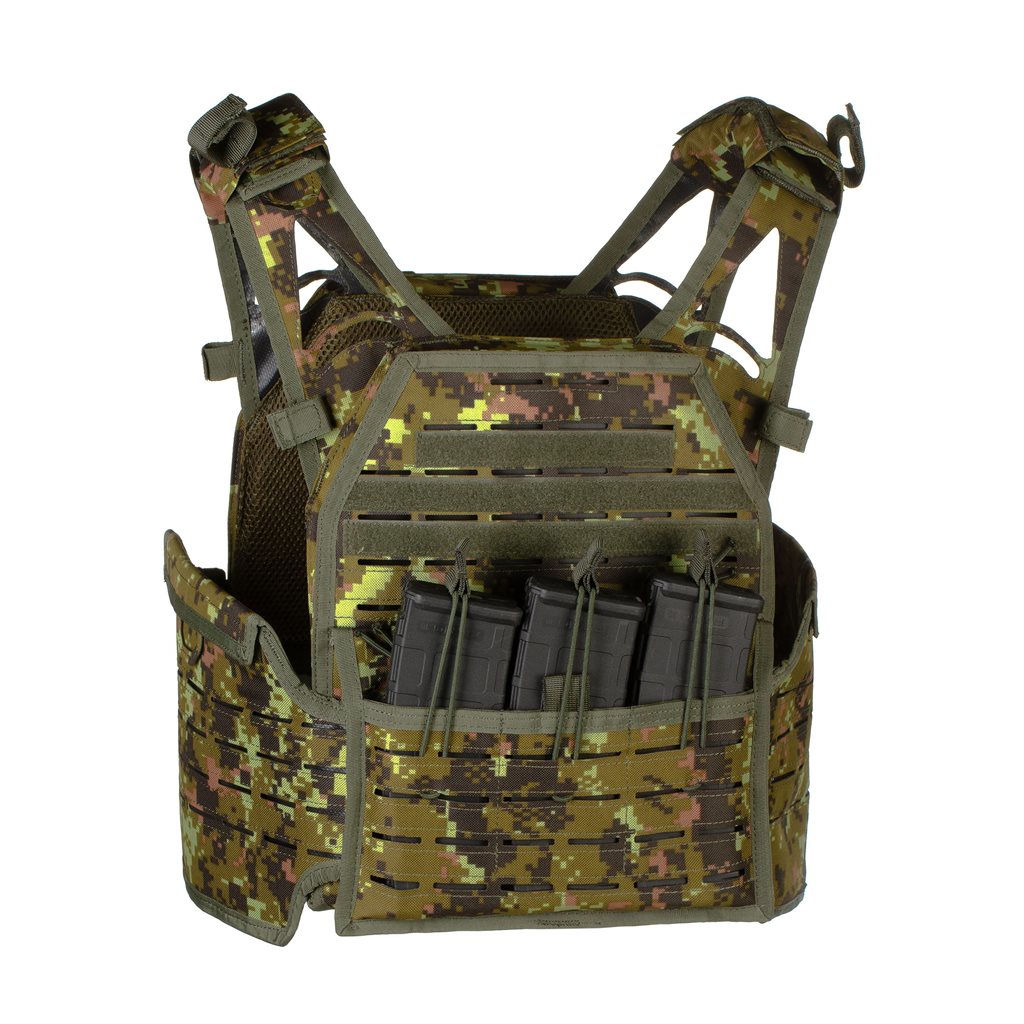 Vesta REAPER porta placas ligero compatible con MOLLE/PALS