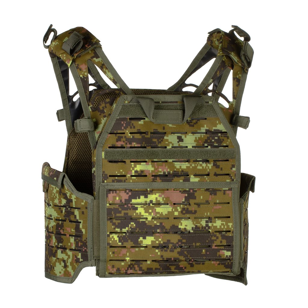 Vesta REAPER porta placas ligero compatible con MOLLE/PALS