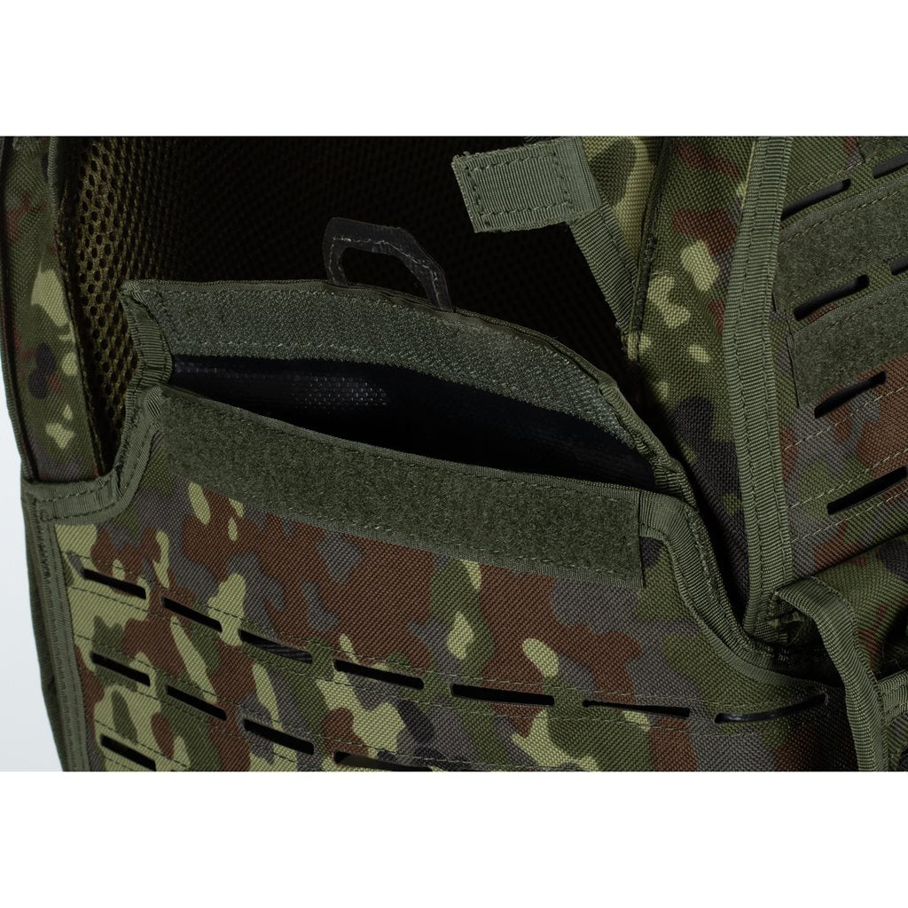 Vesta REAPER porta placas ligero compatible con MOLLE/PALS