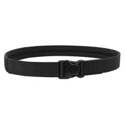 Cinturón táctico DELUXE negro con doble cierre y hebilla de plástico, ancho 5 cm
