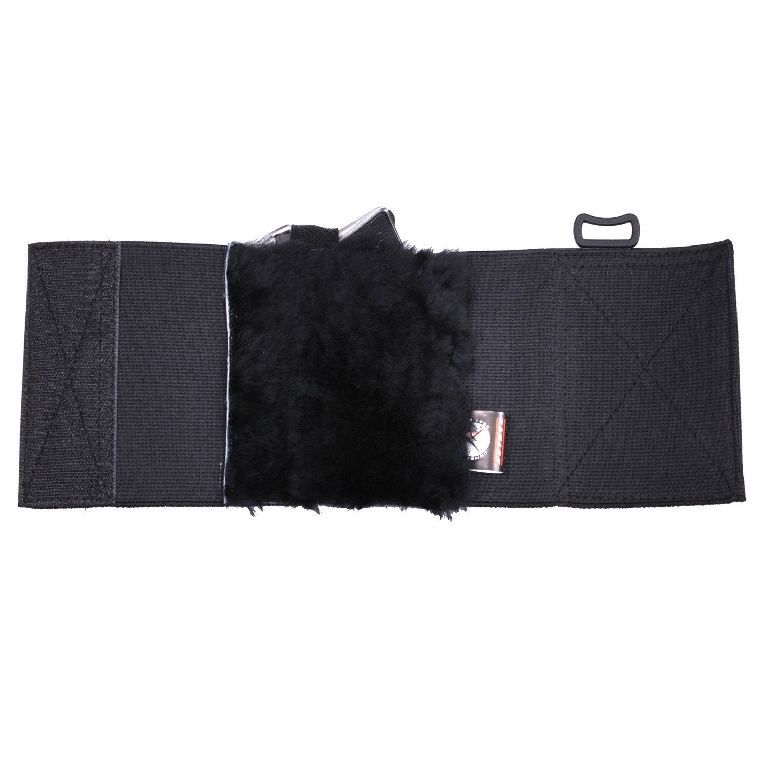 Funda de tobillo para pistola pequeña negra