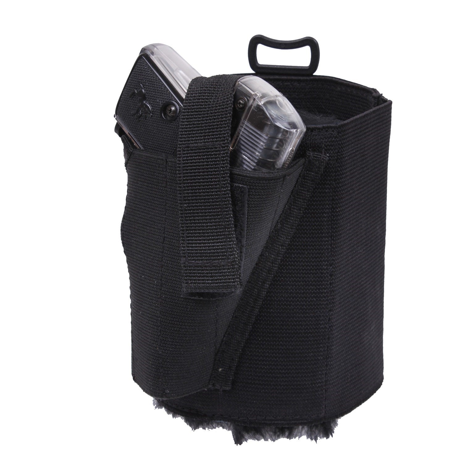 Funda de tobillo para pistola pequeña negra