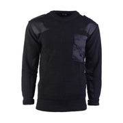 Jersey BW Acryl negro con bolsillo frontal y refuerzos en hombros y codos