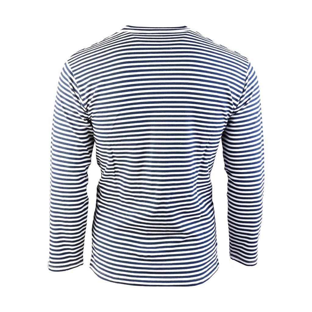 Camiseta marinera rusa MARINE acolchada con rayas 100% algodón