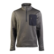 Sudadera thermo-fleece 3/4 zip verde