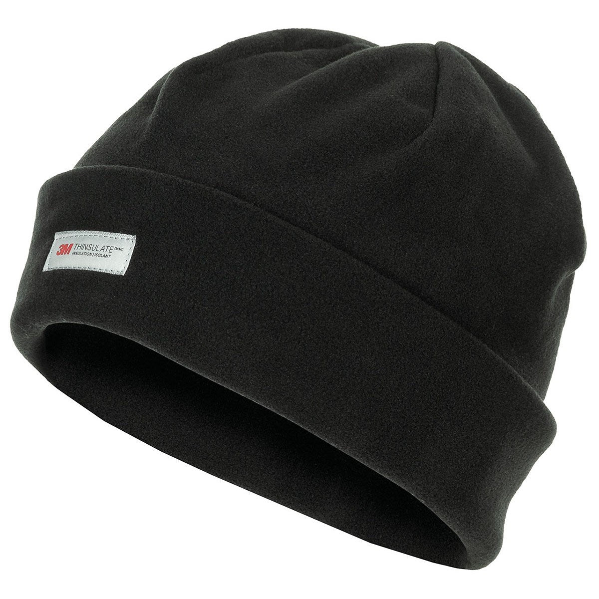 Gorro de forro polar ROLL con membrana 3M Thinsulate, color negro