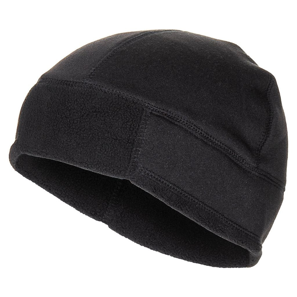 Gorro polar extra cálido negro en material polar 100% poliéster