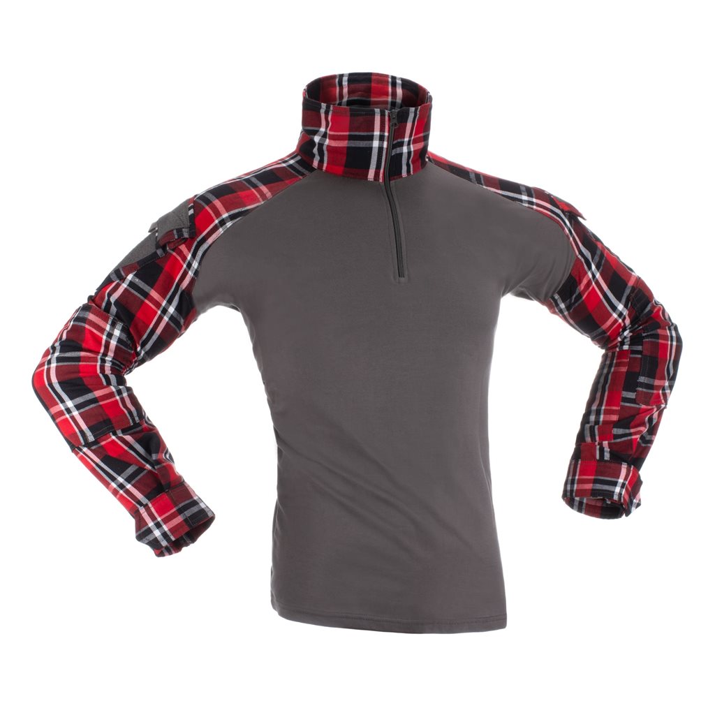 Camisa táctica con acabado de franela