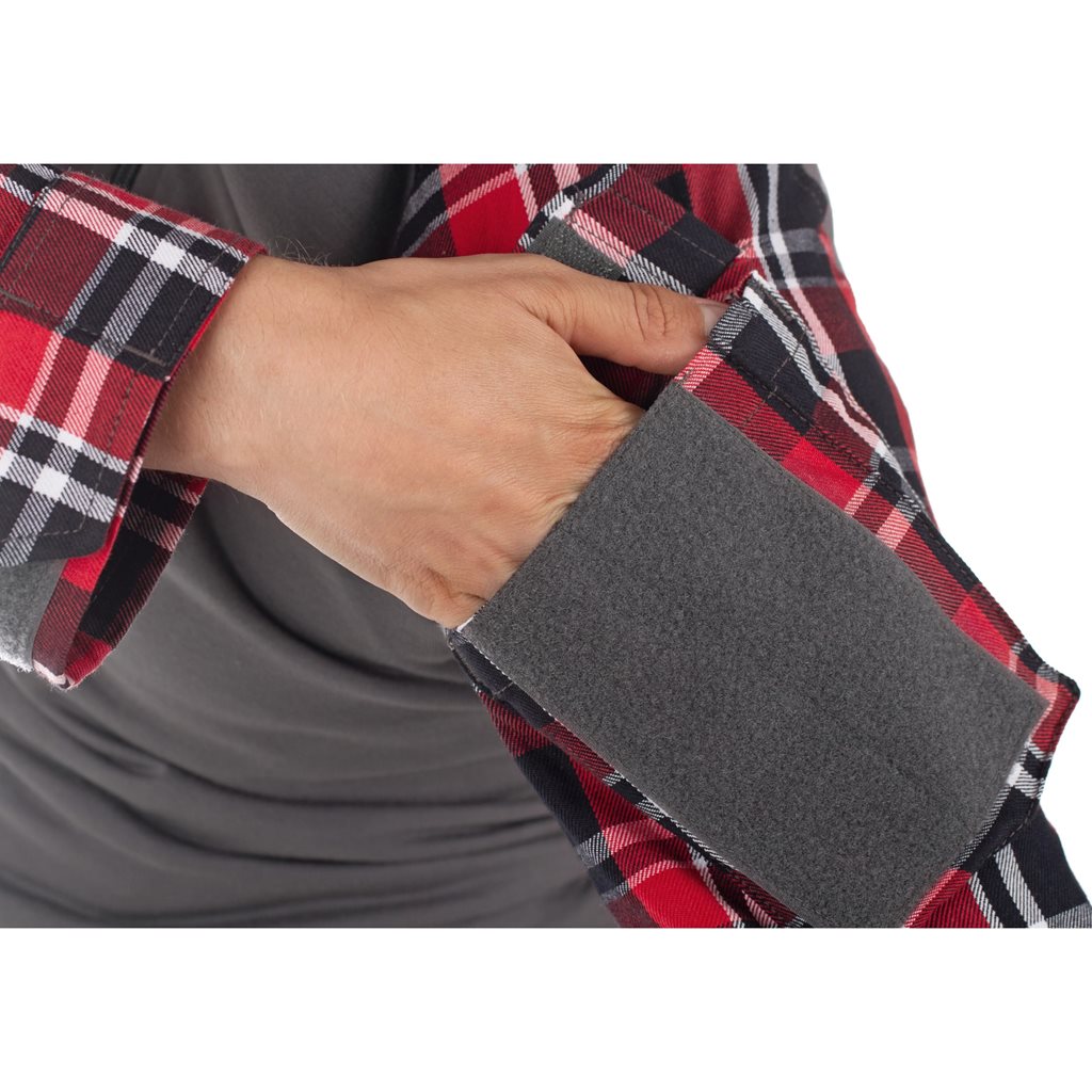 Camisa táctica con acabado de franela