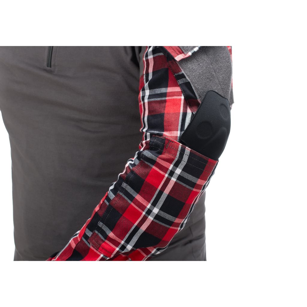 Camisa táctica con acabado de franela