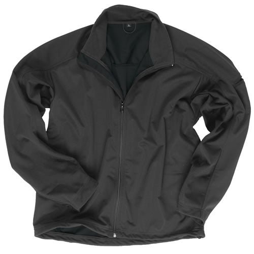 Bunda SOFTSHELL LIGHT ČERNÁ, chaqueta softshell ligera negra de Mil-Tec