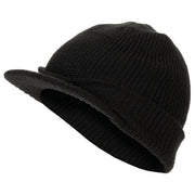 Gorro de punto con visera US SHIELD negro