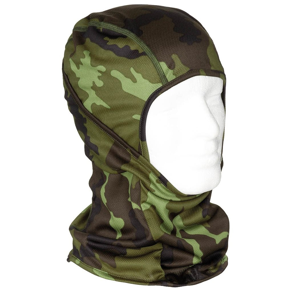 Pasamontañas MISSION vz.95, patrón de camuflaje checo (bosque)