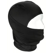 Balaclava negra 100% elastano, ligera y transpirable