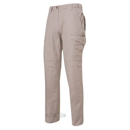 Pantalones tácticos mujer 24-7 TACTICAL KHAKI, corte femenino y bolsillos discretos