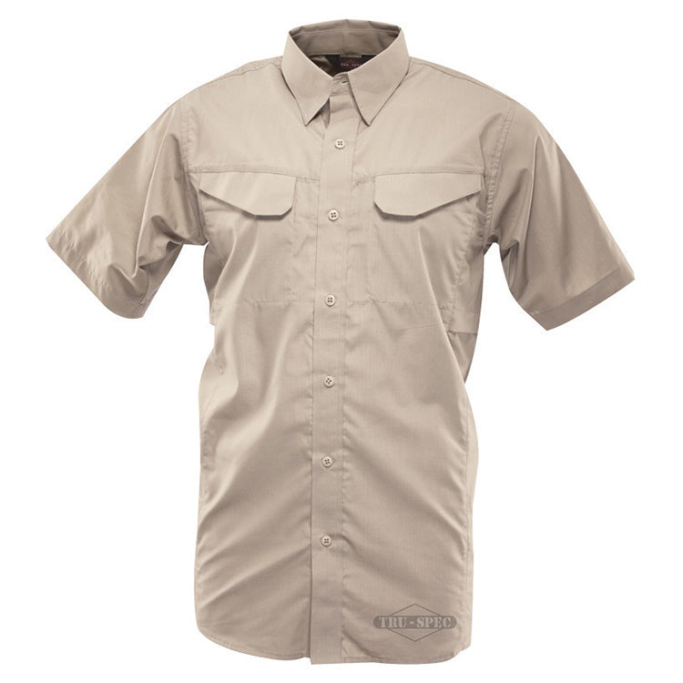Camisa 24-7 FIELD TRU-SPEC manga corta rip-stop kaki