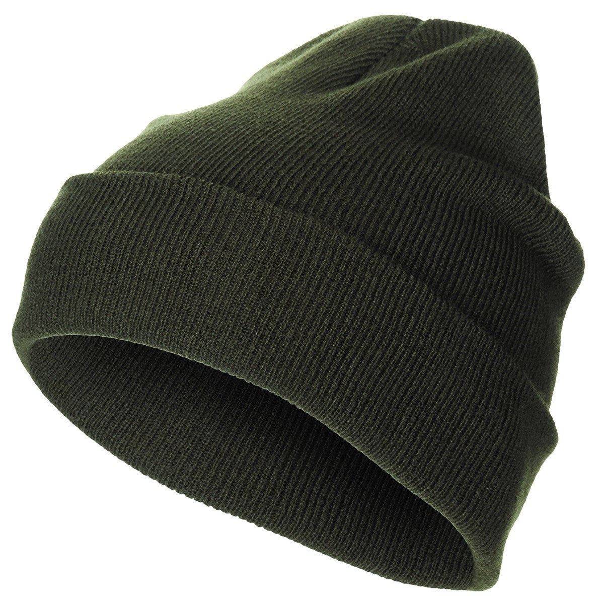 Gorro finamente tejido acrílico negro, gorro clásico de punto