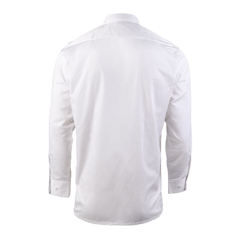 Camisa SERVIS blanca de manga larga con botones