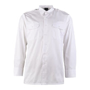 Camisa SERVIS blanca de manga larga con botones