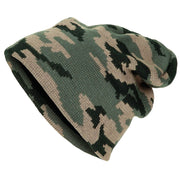 Gorro tejido BEANIE WOODLAND de doble capa, material cálido