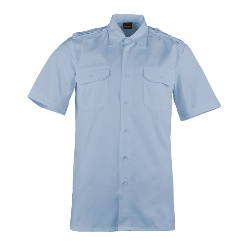 Camisa SERVIS con botones, 2 bolsillos de pecho con solapa, hombreras y tejido 65% poliester 35% algodon