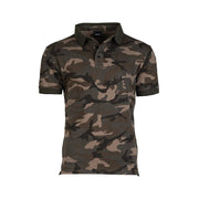 Camiseta/polo MIL-TEC WOODLAND manga corta, diseño WOODLAND, 100% algodón