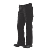 Pantalones tácticos mujer 24-7 rip-stop negros vista frontal
